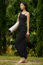 Asana Smock Pants- Black
