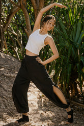 Asana Move Two-Way Pants- Black