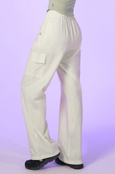 Ecotec Premium String Cargo Pants - Ivory