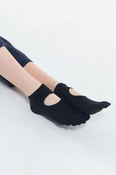 Yoga Toe Socks - Black