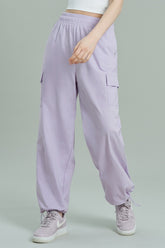 Ecotec Premium String Cargo Pants - Pale Lavender