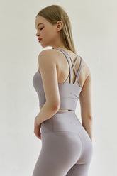 Plax Air Stella Bra Top - Salty Gray