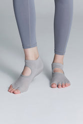 Yoga Grip Socks - Gray