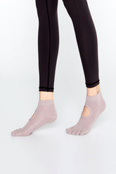 Yoga Toe Socks - Dust Purple