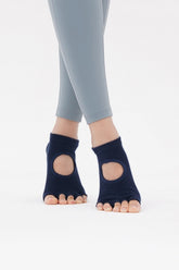 Yoga Grip Socks - Navy