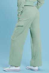Ecotec Premium String Cargo Pants - Salt Green