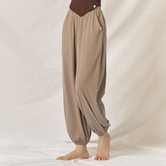 Asana Smock Pants- Cocoa