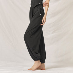 Asana Smock Pants- Black