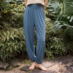 Asana Smock Pants- Ocean Blue