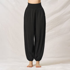 Asana Smock Pants- Black