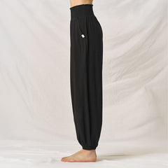 Asana Smock Pants- Black