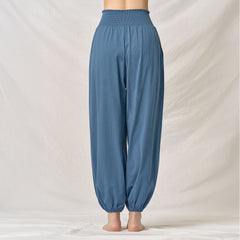 Asana Smock Pants- Ocean Blue