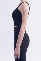 Extreme Pro Half Moon Bra Top - Gentle Black