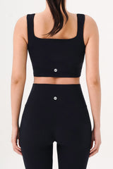 Plax Air Square Bra Top - Arc Black