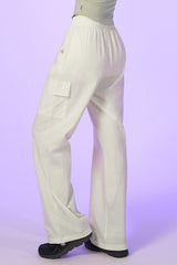 Ecotec Premium String Cargo Pants - Ivory