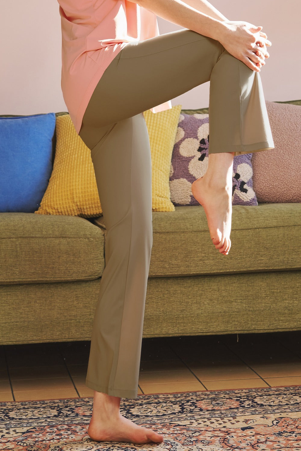 Cool-Touch Pants - Mocha Beige