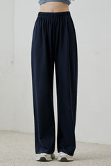 Soft Relaxed-Fit Wide-Leg Pants - Ivory
