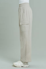 Ecotec Premium String Cargo Pants - Linen Beige