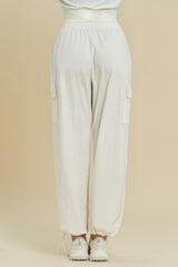 Ecotec Premium String Cargo Pants - Ivory
