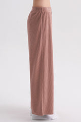 Corduroy Wide-Leg Pants - Indie Pink