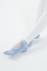 Yoga Toe Socks - Dust Blue