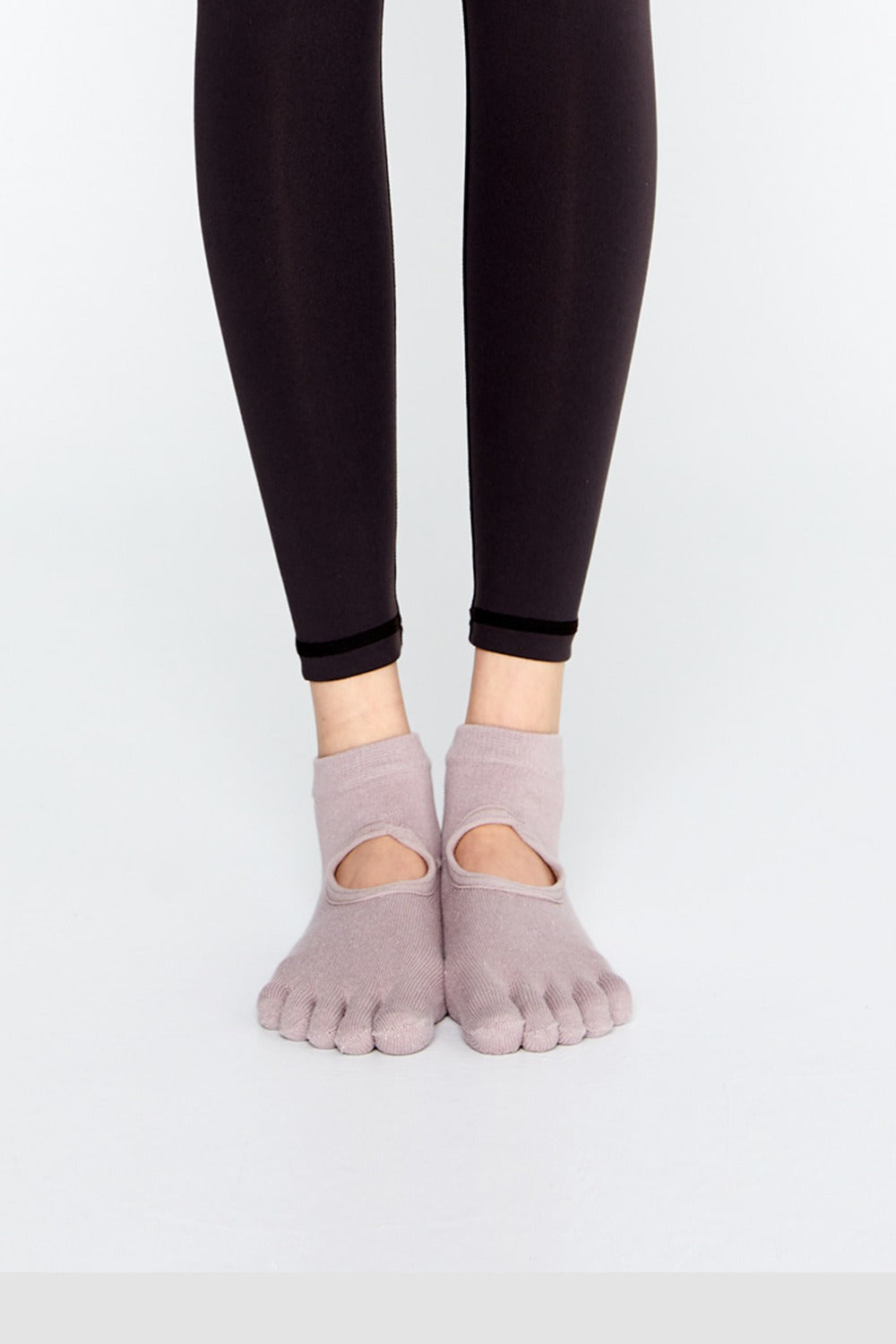 Yoga Toe Socks - Dust Purple