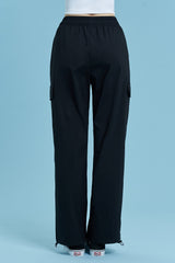 Ecotec Premium String Cargo Pants - Black