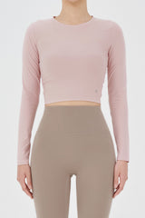 Cozy Daily Crop T-Shirt - Pink