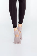 Yoga Toe Socks - Dust Purple