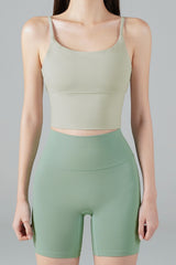 Zero Base Mid Bra Top - Dove Khaki