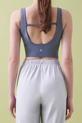 Extreme Pro Half Moon Bra Top - Crown Blue