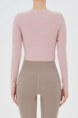 Cozy Daily Crop T-Shirt - Pink