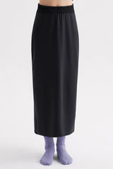 Softex Long Skirt - Black