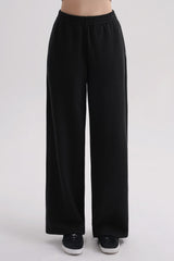 Everyday Cotton Wide Pants - Black