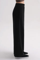 Everyday Cotton Wide Pants - Black