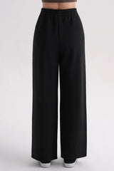 Everyday Cotton Wide Pants - Black