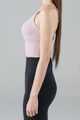 Zero Base Mid Bra Top - Wood Pink