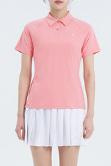  Release Cooling Polo Shirt - Peach Coral