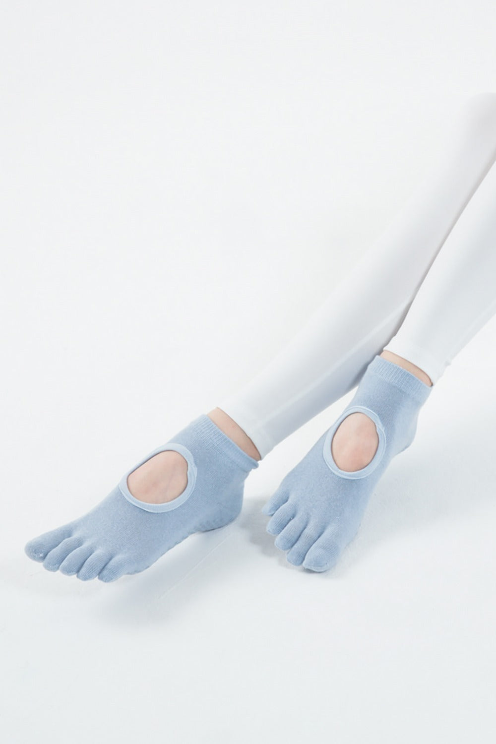 Yoga Toe Socks - Dust Blue