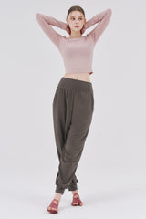 Cozy Daily Crop T-Shirt - Pink