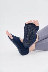 Yoga Grip Socks - Navy