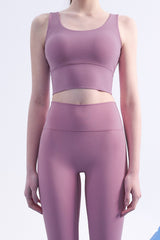 Extreme Pro Half Moon Bra Top - Haze Violet