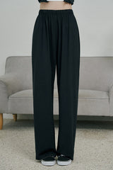 Soft Relaxed-Fit Wide-Leg Pants - Ivory