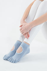 Yoga Toe Socks - Dust Blue