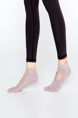 Yoga Toe Socks - Dust Purple