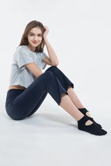 Yoga Toe Socks - Black