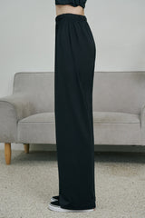 Soft Relaxed-Fit Wide-Leg Pants - Ivory