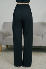 Soft Relaxed-Fit Wide-Leg Pants - Ivory