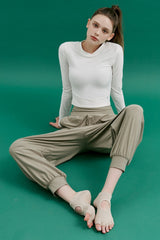 Soft-tex Joggers - Ash Khaki
