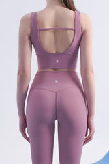 Extreme Pro Half Moon Bra Top - Haze Violet